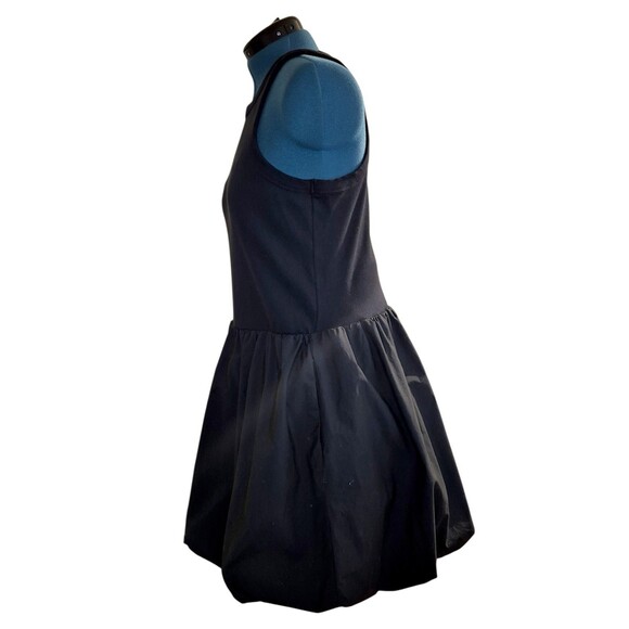 GAP Black Bubble Mixed Media Girlie Day Dress SZ XXL Trending Tik Tok Favorite - Picture 4 of 7